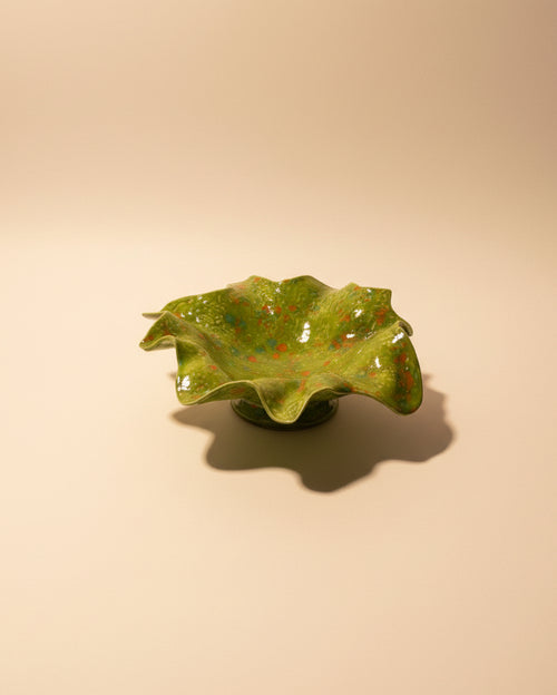 Alzata Decorativa in Ceramica Artigianale – Pezzo Unico